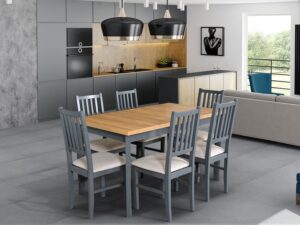 Stół Max 5P krzesło Nilo 7