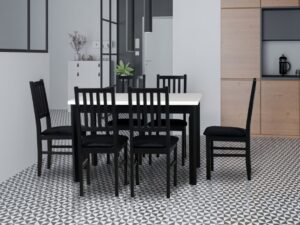 Stół Max 5P krzesło Nilo 7