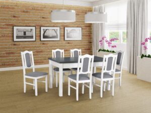 Stół Modena 2 krzesło Bos 6