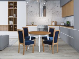 Stół Oslo 4 krzesło Roma 3