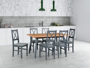 Stół Oslo 10 krzesło Nilo 10