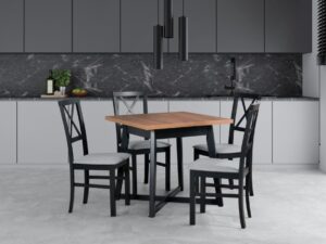 Stół Otto 1L krzesło Milano 4