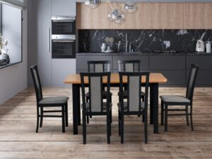 Stół Wenus 2S krzesło Milano 7